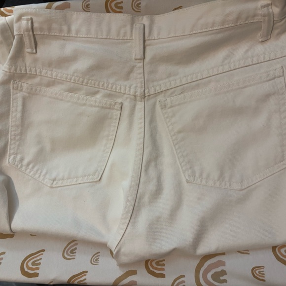 Vintage‎ 1980s Sasson White High-Rise Taper Leg Sz 13/14 Jeans Cotton No Stretch - Picture 6 of 12